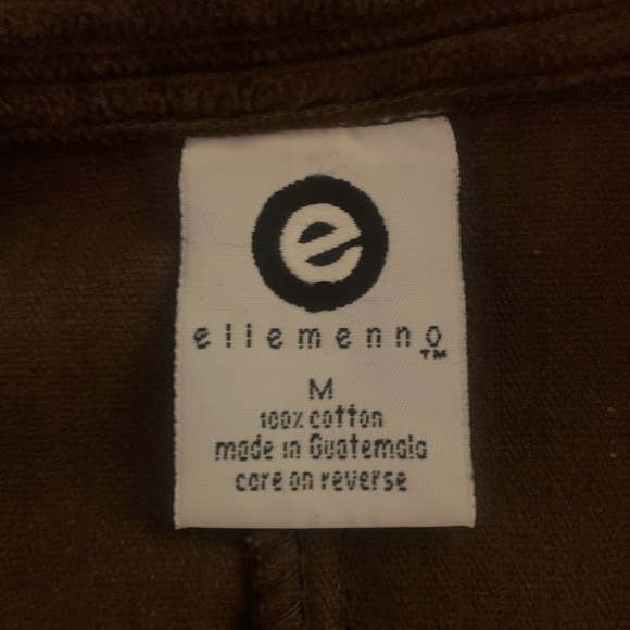 Ellemenno Vintage 90s Y2K Dark Brown Corduroy Jacket M & Mini Skirt 11 - Picture 7 of 12